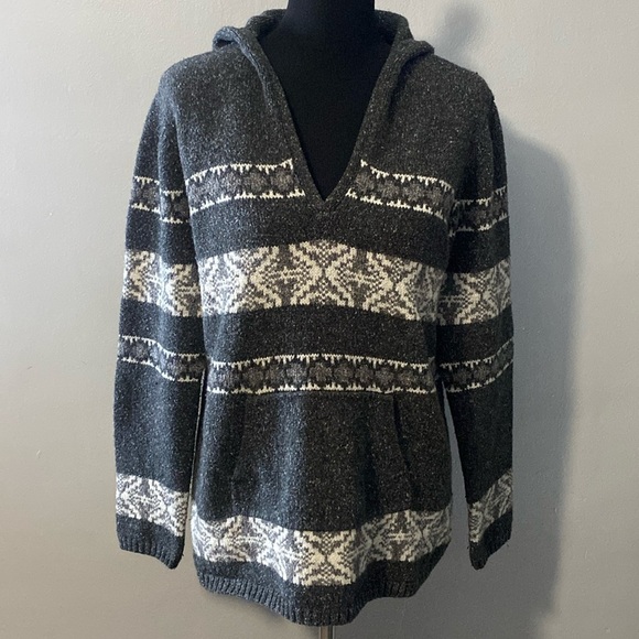 Gander Mtn Mountain Women’s Hoodie Sweater Cotton Wool Blend Sz L - Picture 1 of 8
